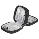 Double Layers Portable Anti-shock Earphone Accessory Storage Bag U Flash Disk Collection Box