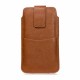 6.4/5.5/5.2 inch Bussiness PU Leather Mobile Phone Money Coin Men Phone Bag Belt Waist Bag Sidebag Pack with Card Slot