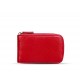 KB09 Portable RFID Anti-scan Genuine Leather 12 Card Slots Coins Bag Wallet Credit Lock ID Card Holder