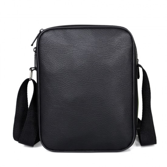 Business Men Waterproof PU Leather Men Messenger Shoulder Bag Backpack