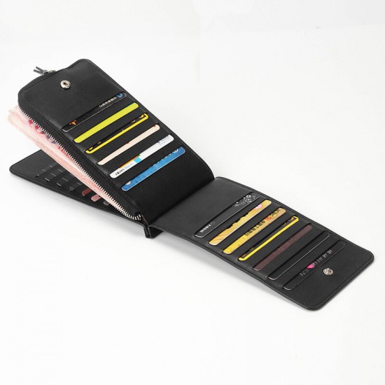 Business Multi-Card Slots Mobile Phone Bag Men Long Wallet Phone Wallets