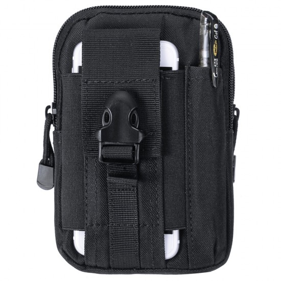 Large Capacity Mobile Phone Storage Bag Belt Canvas Waist Packs