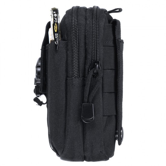 Large Capacity Mobile Phone Storage Bag Belt Canvas Waist Packs