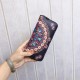 Ethnic Print Zipper Large Capacity Mobile Phone Coins Money Storage Wallet Purse