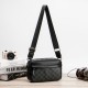 Fashion Business Large Capacity Waterproof PU Leather Crossbody Chest Shoulder Bag