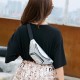 Fashion Casual Laser Glitter with Belt Unisex Phone Storage Waist Bag Coin Money Pouch Bag Messenger Bag