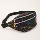 Fashion Casual Laser Multi-Layer PU Mobile Phone Storage Waist Bag Crossbody Bag Chest Bag