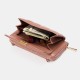 Fashion PU Leather Multi-Card Slots Money Clips Mobile Phone Storage Packs Crossbody Bag Handbag