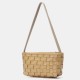 Fashion Woven Pattern Makeup Mobile Phone Crossbody Shoulder Storage Bag Handbag