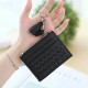 Fashion Zipper with Multi Card Slot PU Leather Short Wallet Coin Purse