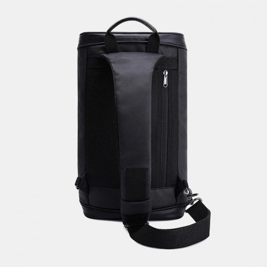 Multifunctional Multi-Pocket Backpack with USB Port Waterproof Nylon Macbook Storage Men Travel Chest Bag