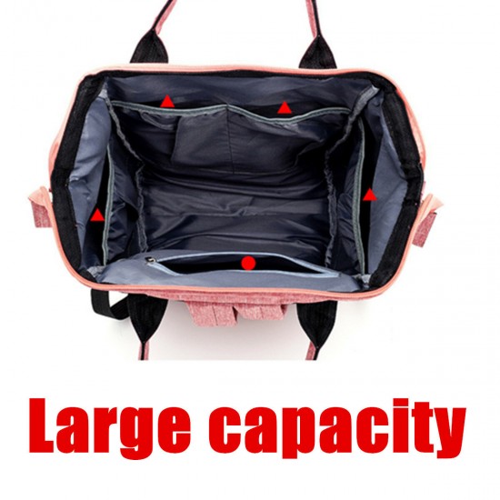 Large Capacity Waterproof Oxford Cloth Mobile Phone Tablet Diaper Storage Bag Backpack