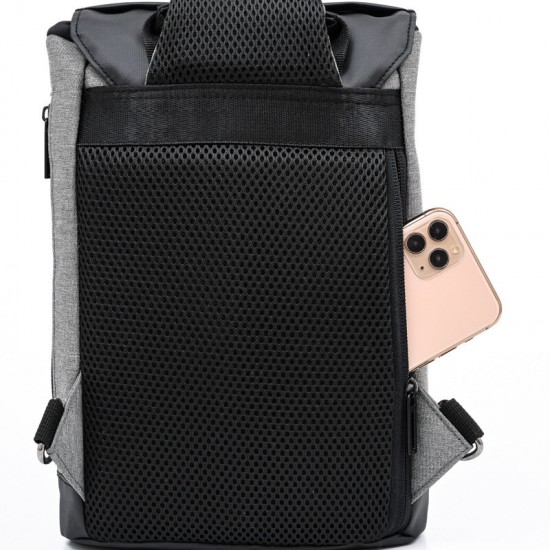 Men Fashion Waterproof Large Capacity Mobile Phone Storage Chest Bag Crossbody Bag Drawstring Bag