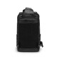 Men Large Capacity Mobile Phone Storage PU Leather Shoulder Crossbody Bag Chest Pack