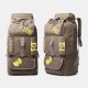 Men Outdoor Large Capacity Canvas Macbook Storage Bag Tactical Fishing Hiking Backpack