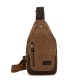 Men Sports Casual Canvas Mobile Phone Storage Crossbody Bag Chest Bag