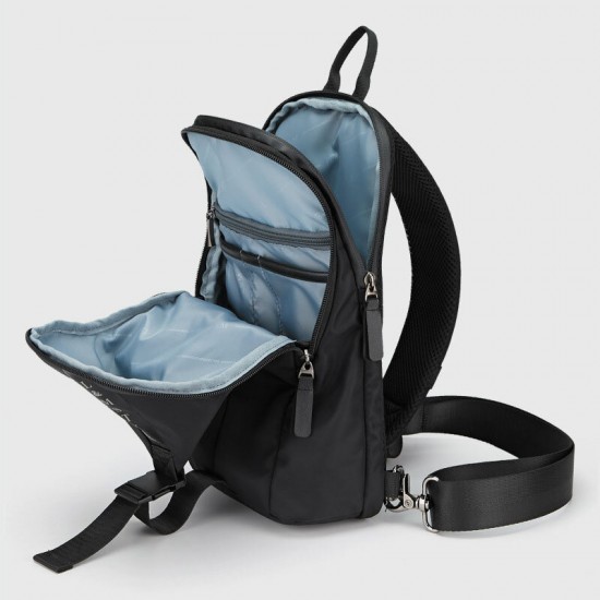 Men Waterproof Large Capacity Macbook Storage Crossbody Bag Backpack