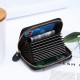 Mini Casual Genuine Leather Multi-Card Slot Holder Coin Bags Purse Short Wallet