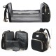 Multifunctional 2-IN-1 Large Capacity Folding Travel Baby Infant Crib Diaper Macbook Storage Mummy Bag Backpack