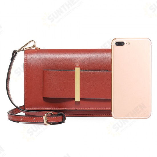 Multifunctional 2-Layer Large Capacity with Multi-Card Slots Mobile Phone Storage Crossbody Shoulder Bag