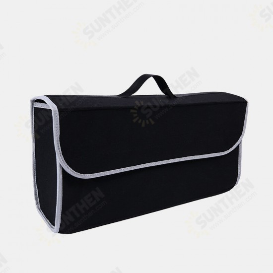 Multifunctional Large Capacity Felt Car Trunk Storage Bag Car Supplies Tail Box Organizer