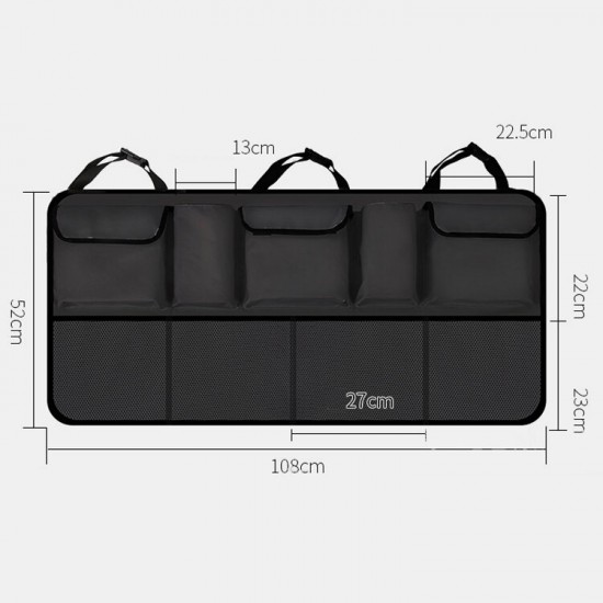 Multifunctional Large Capacity Multi-Pocket Back Car Seat Storage Hanging Bag Net In-Car Supplies