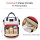 Multifunctional Large Capacity Waterproof Oxford Cloth Mobile Phone Tablet Diaper Storage Bag Backpack