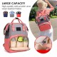Multifunctional Waterproof Large Capacity Nappy Storage Mummy Bag Backpack For Mom Outdoors Travel