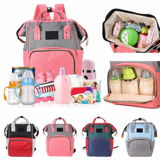 Multifunctional Waterproof Large Capacity Nappy Storage Mummy Bag Backpack For Mom Outdoors Travel