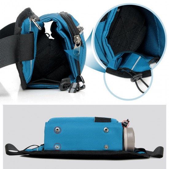 Outdoor Sports Waist Bag Phone Bag Crossbody Bag With Bottle Holder For Running Hiking Climbing