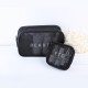 Portable S/ L Office Travel Translucent U Disk Earphone Makeup Storage Bag