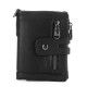 RFID Wallets Bag Vintage Leather Business Multi-fold Card Holder Coin Purse Anti-thief Anti-scanning Credit Card