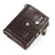 RFID Wallets Bag Vintage Leather Business Multi-fold Card Holder Coin Purse Anti-thief Anti-scanning Credit Card