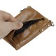 RFID Wallets Bag Vintage Leather Business Multi-fold Card Holder Coin Purse Anti-thief Anti-scanning Credit Card