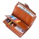 Retro Fashion RFID Multi-Card Slots Genuine Leather Phone Wallet Bag