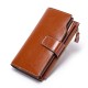 Retro Fashion RFID Multi-Card Slots Genuine Leather Phone Wallet Bag