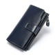 Retro Fashion RFID Multi-Card Slots Genuine Leather Phone Wallet Bag