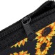 Sunflower Pattern Fashion with Zipper PVC Window Female Coin Pouch Small Change Bags Purse