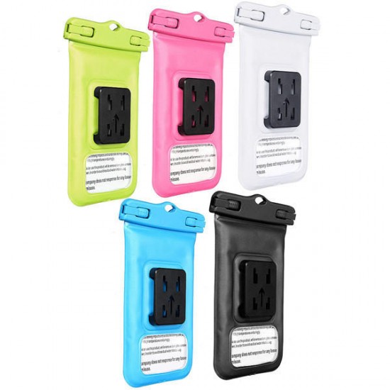 Universal Sealed Waterproof Phone Bag Cycling Holder For 6-6.5 Inch