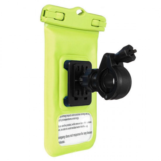 Universal Sealed Waterproof Phone Bag Cycling Holder For 6-6.5 Inch