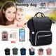 [Upgrade Version] Large Capacity Outdoor Trip Travel Diaper Storage with USB Charging Port Mummy Bag Backpack