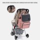 [Upgrade Version] Large Capacity Outdoor Trip Travel Diaper Storage with USB Charging Port Mummy Bag Backpack