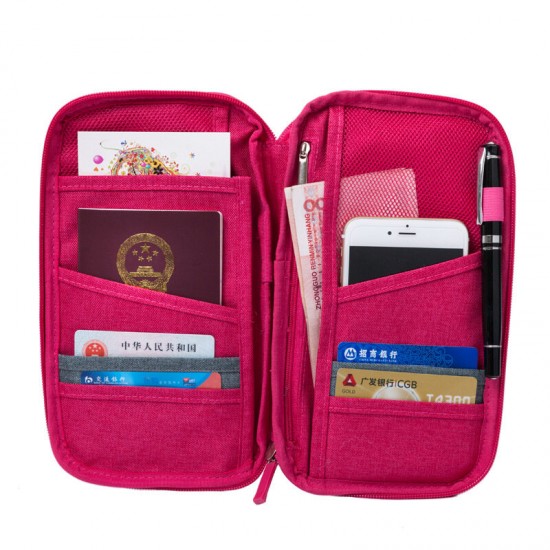 Waterproof Large Capacity Multi-Card Slot Passport Holder Phone Bag