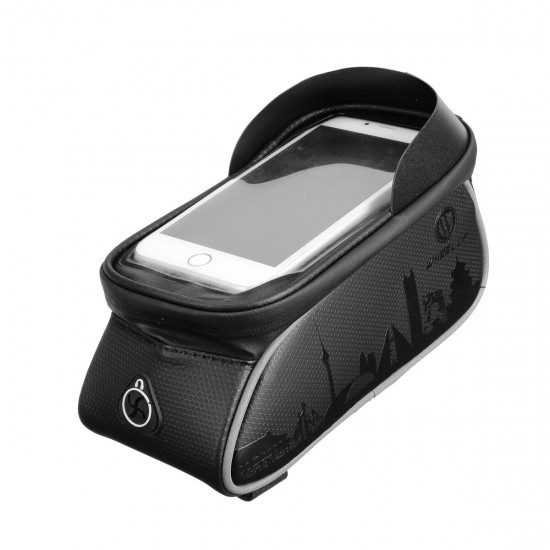 Wheelup 6.5 inch Waterproof Bicycle Bag Touch Screen MTB Road Bike Top Tube Frame Handlebar Bag Cycling Pouch