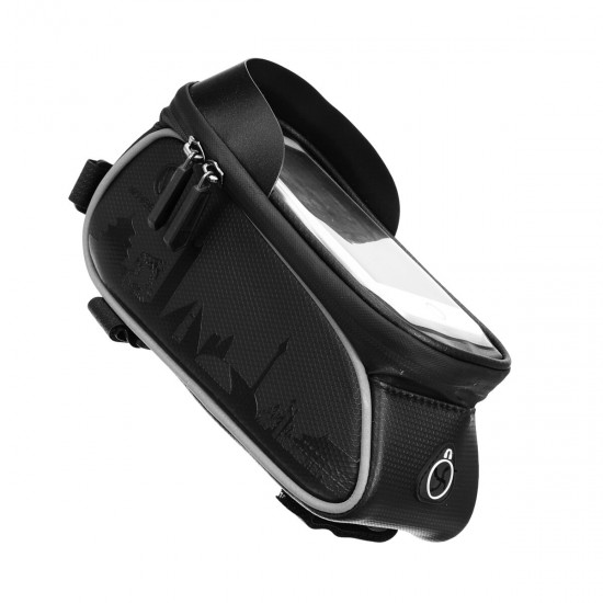 Wheelup 6.5 inch Waterproof Bicycle Bag Touch Screen MTB Road Bike Top Tube Frame Handlebar Bag Cycling Pouch