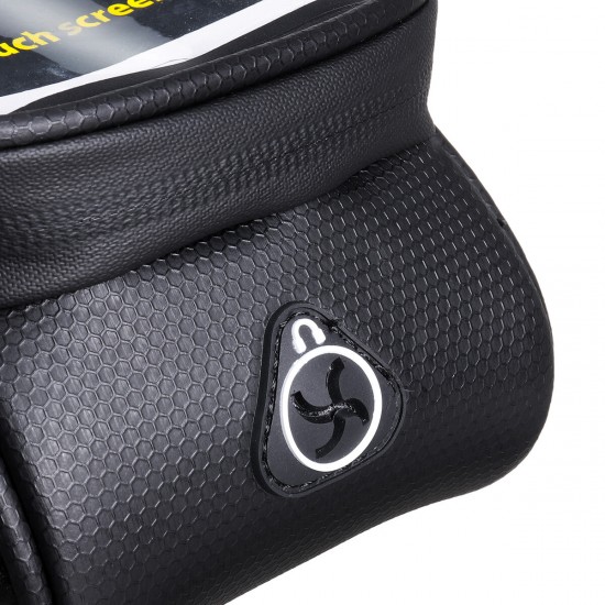 Wheelup 7 inch Waterproof Bicycle Bag Touch Screen MTB Road Bike Top Tube Frame Handlebar Bag Cycling Pouch