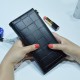 Women Fashion PU Leather Zipper Pouch Long Wallet for Samsung Xiaomi Mobile Phone Under 5.5 Inch Non-original