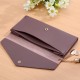 Women Long Purse Multi Card Slots PU Leather Phone Wallet Envelope Clutch Bags