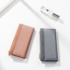 Women Multifunctional PU Leather 12 Card Slots Photo Card Money Clip Coin Purse Wallet