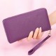 Women Zipper Credit Card Holder Genuine Leather Mobile Phone Storage Handbag Purse Wallet